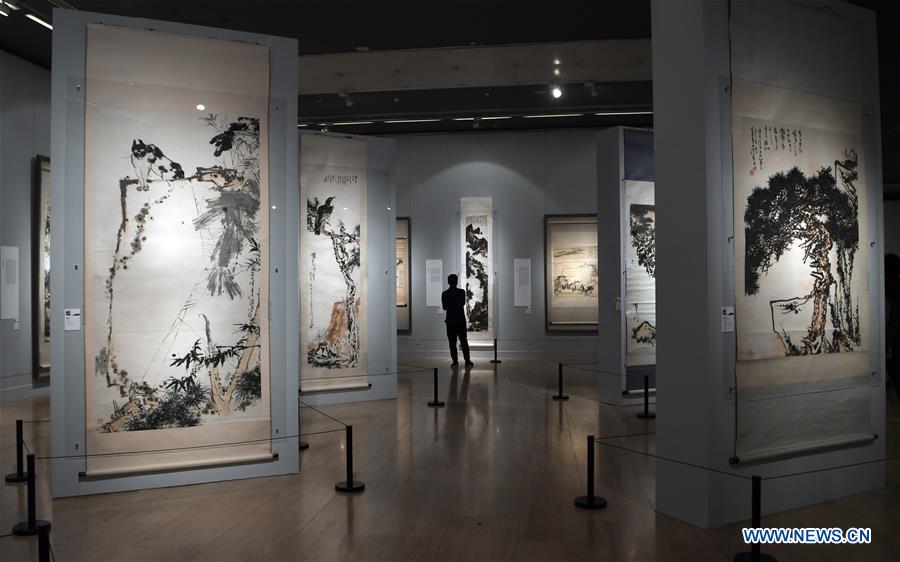 Exhibition held in Beijing to commemorate Chinese artist Pan Tianshou