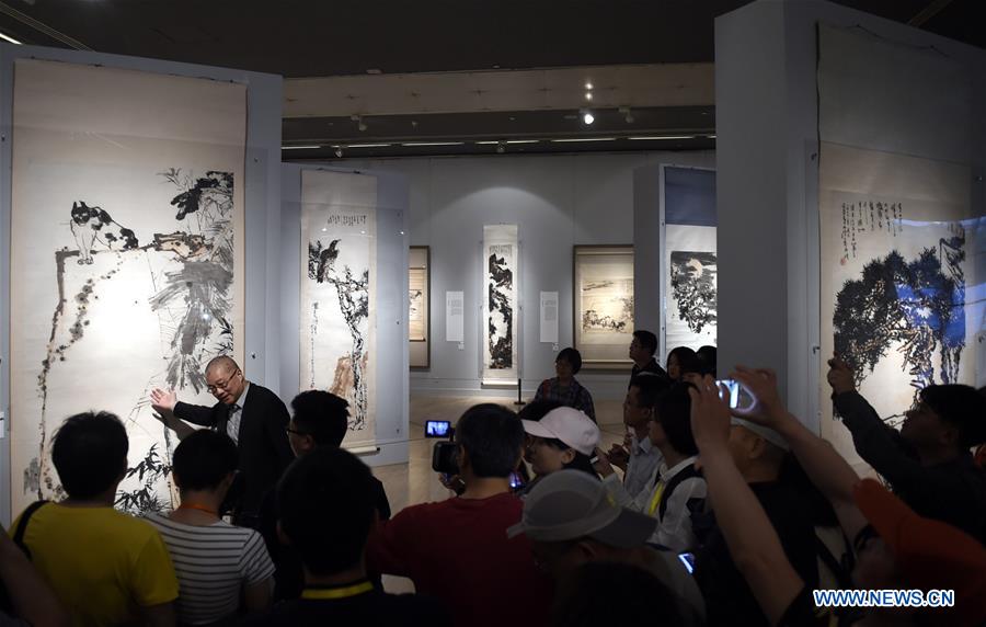 Exhibition held in Beijing to commemorate Chinese artist Pan Tianshou