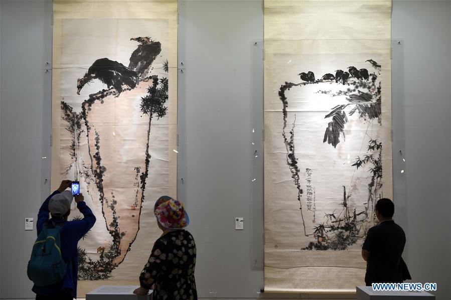 Exhibition held in Beijing to commemorate Chinese artist Pan Tianshou