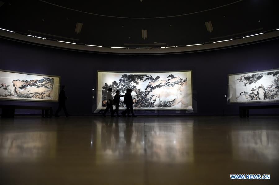 Exhibition held in Beijing to commemorate Chinese artist Pan Tianshou