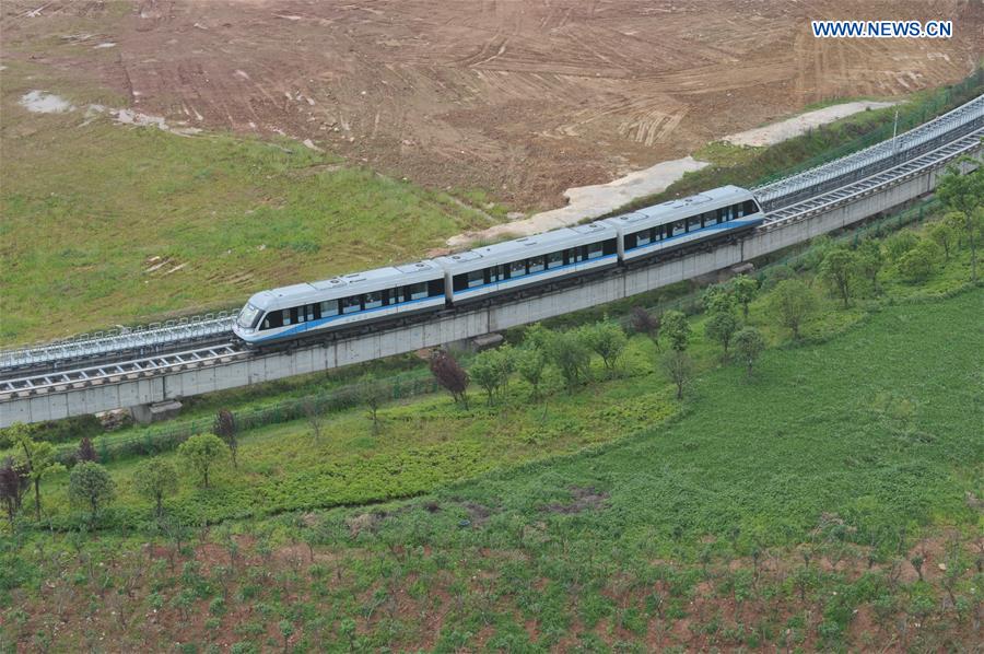 China's 1st middle-to-low speed maglev rail line safely operates for 1 year