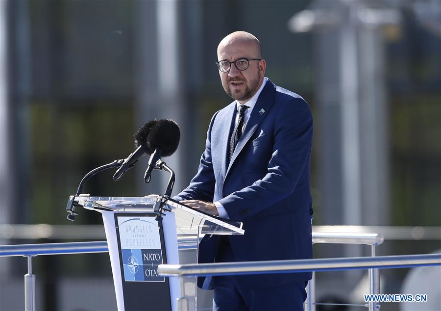 Handover ceremony of new NATO headquarters held during NATO Summit