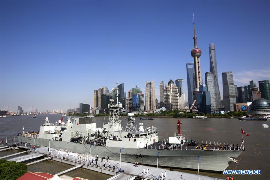 Canadian naval ship HMCS Ottawa arrives in Shanghai for 7-day visit