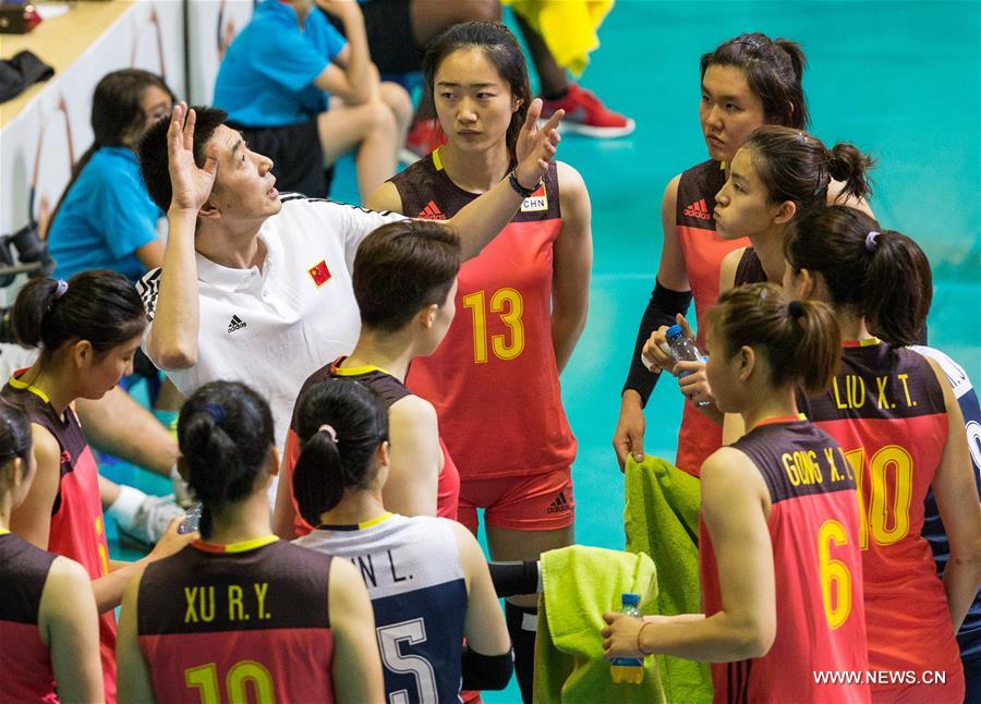 China beat Switzerland 3-0 at Montreux Volleyball Masters