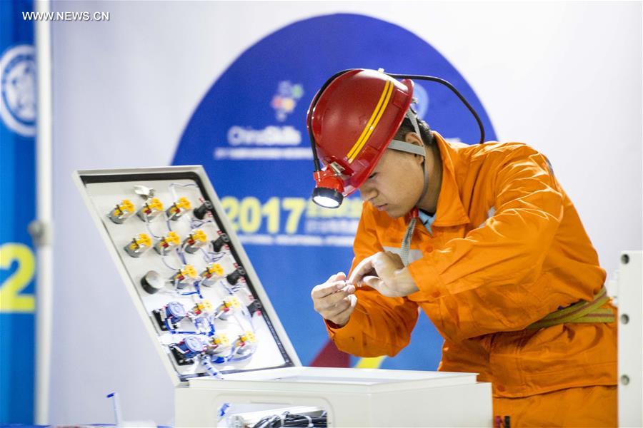 Professional skills contest held in SW China's Chongqing