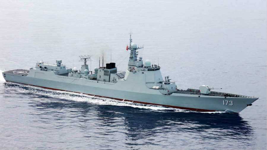 Chinese naval fleet sails for joint military drill with Russia