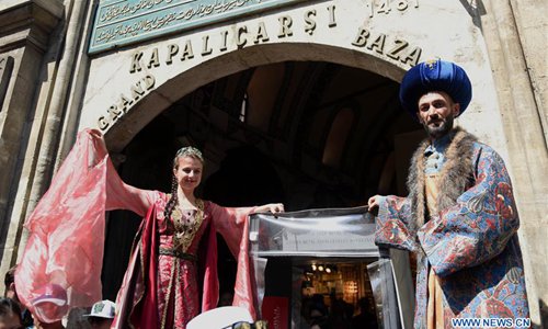 Opening ceremony of Istanbul shopping festival held in Turkey