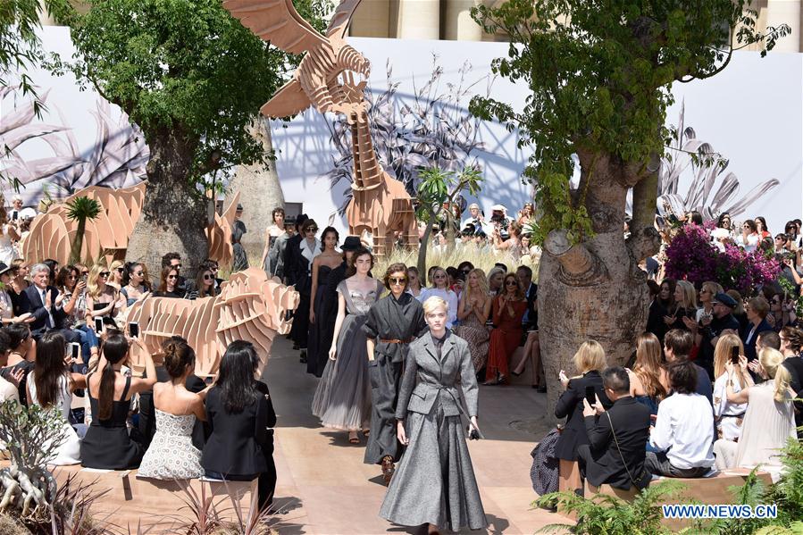 Creations of Christian Dior at Haute Couture 2017/18 Fall/Winter collection shows