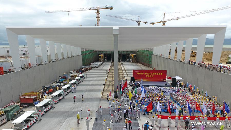 Main structure of Hong Kong-Zhuhai-Macao Bridge finished