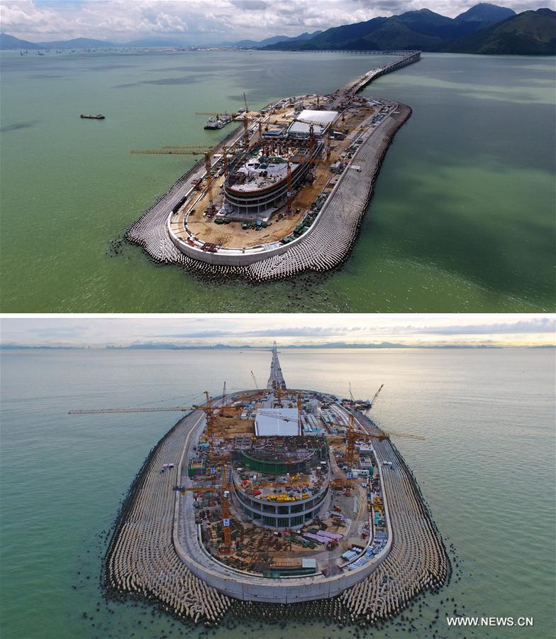 Main structure of Hong Kong-Zhuhai-Macao Bridge finished