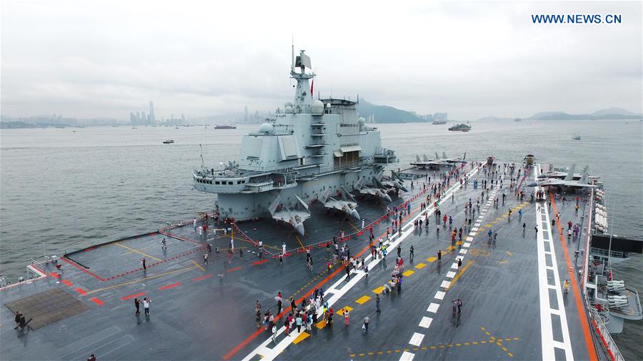 Chinese aircraft carrier formation opens for public to visit