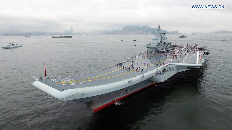 Chinese aircraft carrier formation opens for public to visit