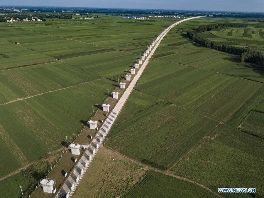 China's Zhengzhou-Wanzhou high-speed railway under construction