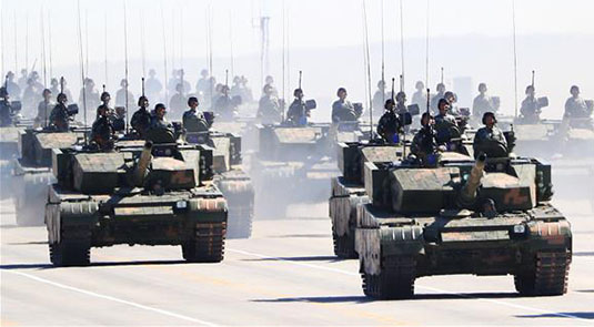 Domestic weapons cut a dash in PLA military parade