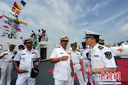 Chinese navy's hospital ship docks in Colombo, Sri Lanka