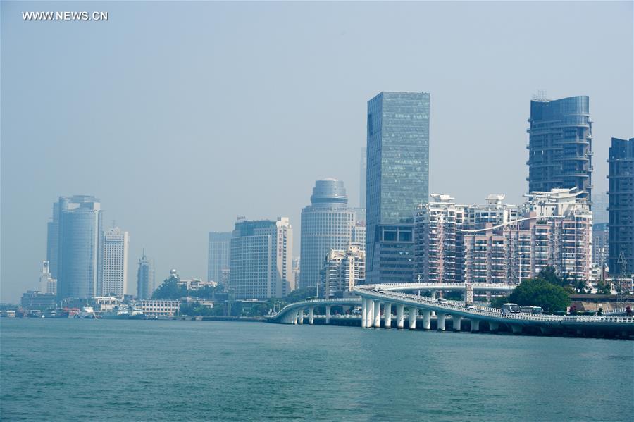 Extraordinary scenery of Xiamen skylines in SE China's Fujian