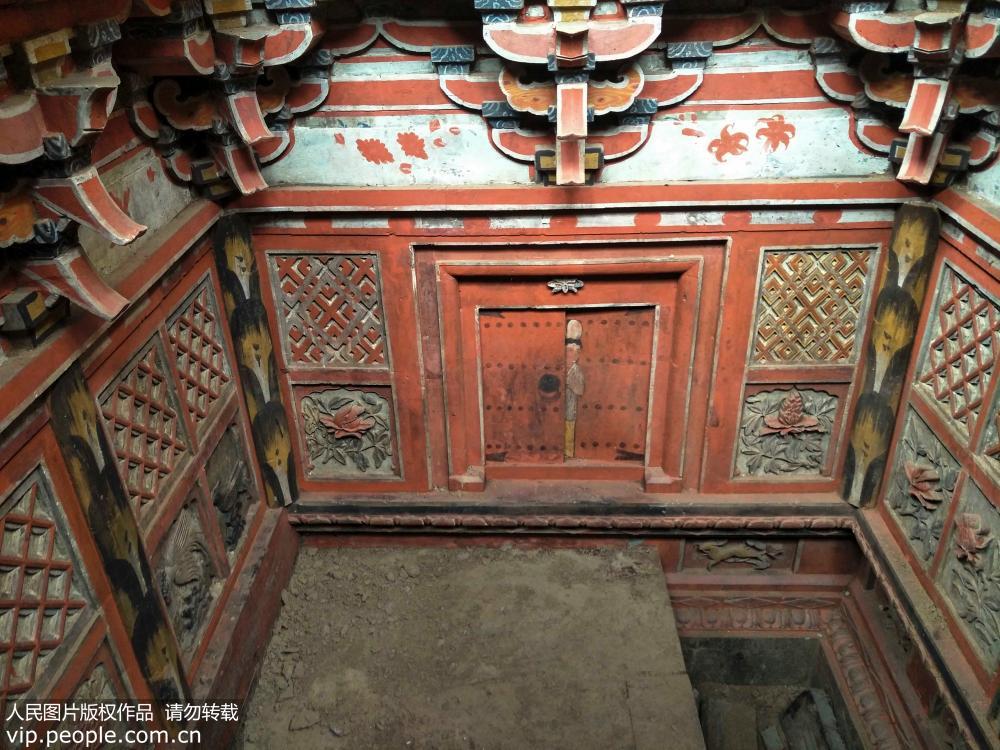 Tomb with beautiful brick carvings excavated in Shanxi