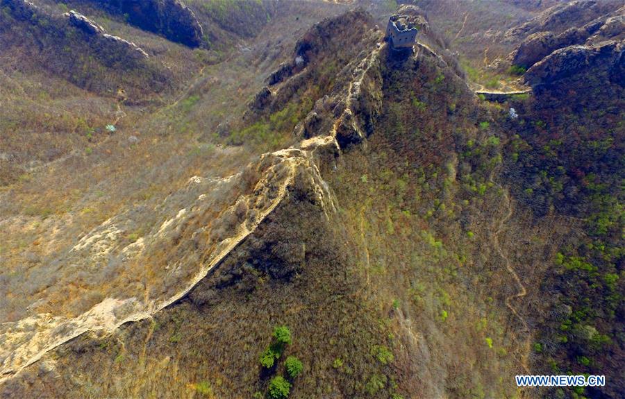 Scenery of ancient Great Wall in NE China's Liaoning