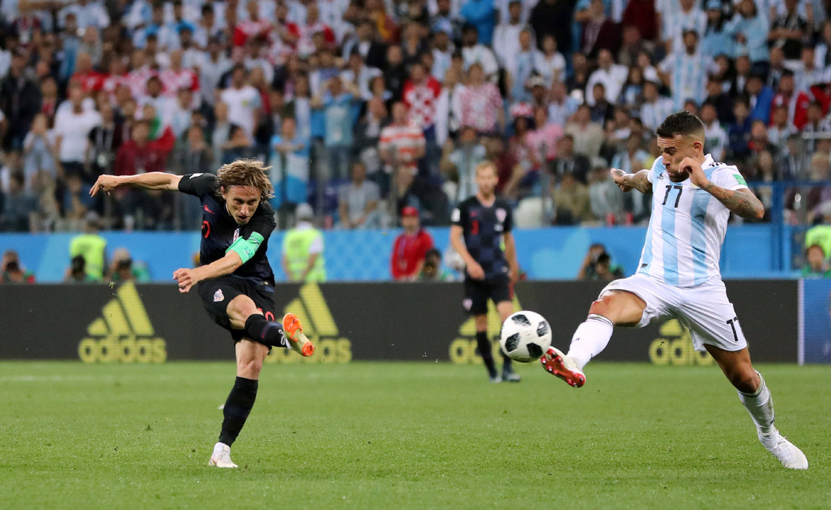 Croatia batters Messi's Argentina 3-0 to enter World Cup last 16