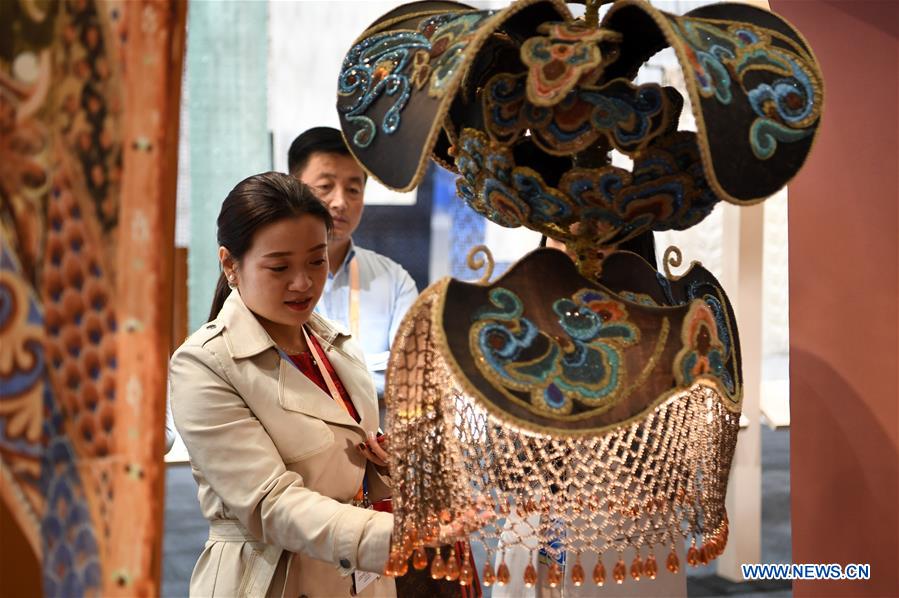 Exhibition of 3rd Silk Road Int'l Cultural Expo held in Dunhuang