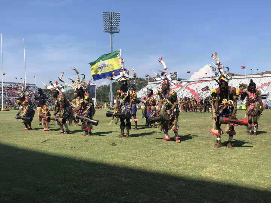 Tribal cultural show demonstrates PNG culture to the world