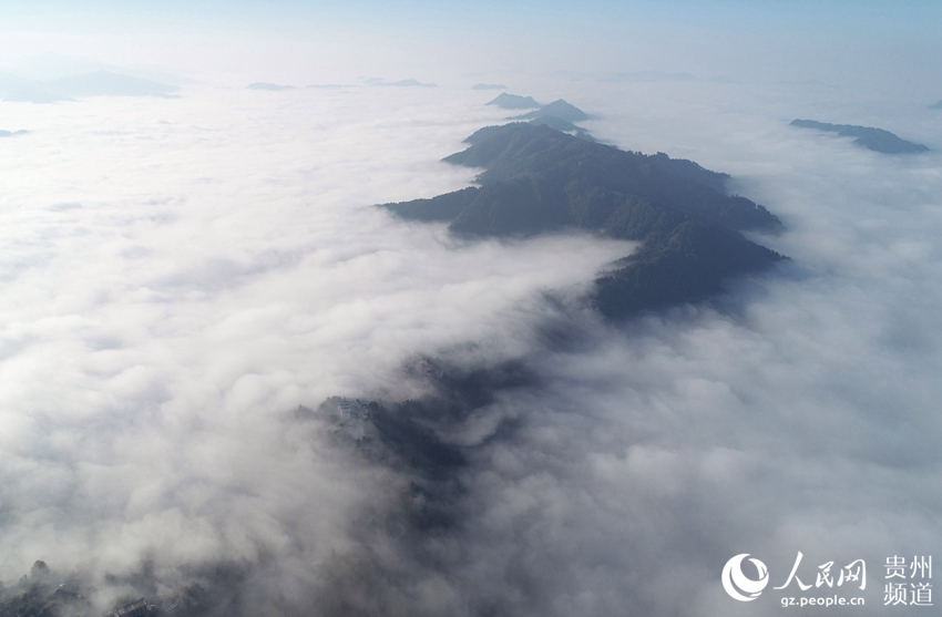 Beautiful sea of clouds in Guizhou