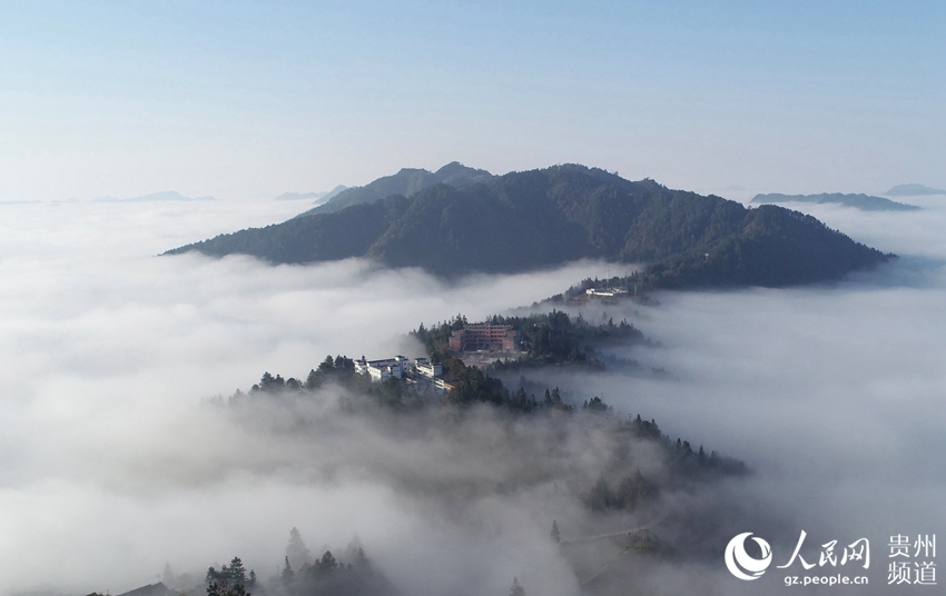 Beautiful sea of clouds in Guizhou