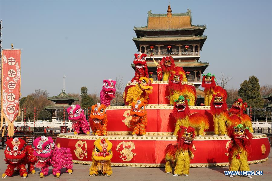 Shehuo celebration held for new year in Tai'erzhuang, China's Shandong