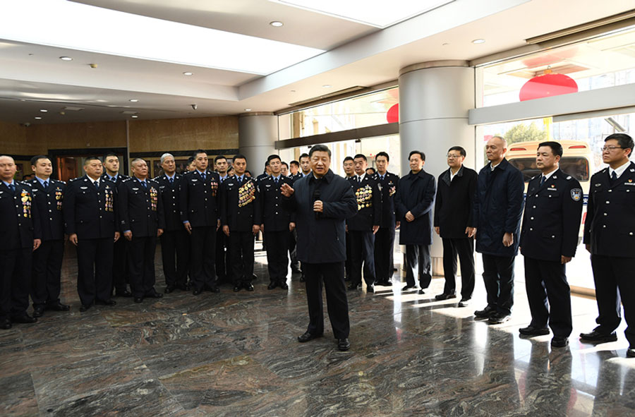 Xi sends Spring Festival greetings in Beijing inspection tour