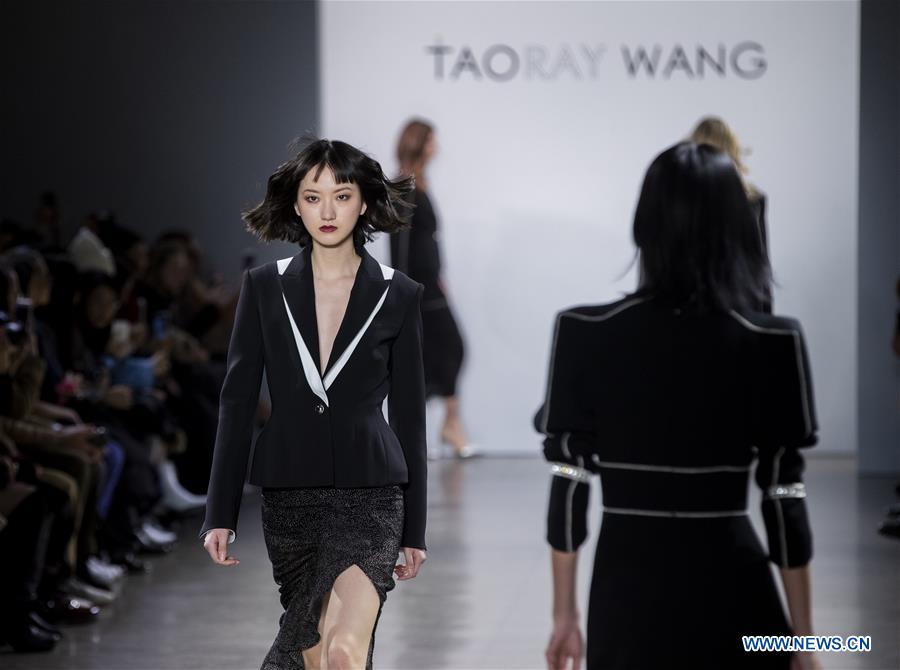 Creations of Taoray Wang Fall/Winter 2019 collection presented during New York Fashion Week