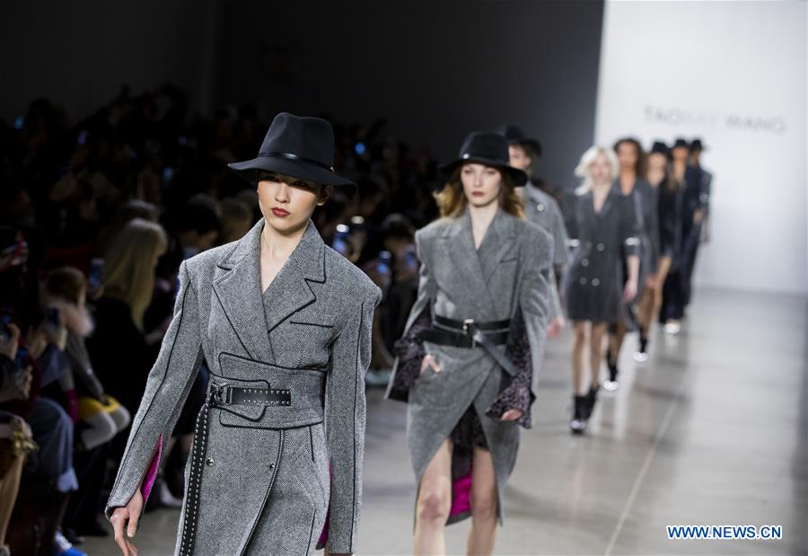 Creations of Taoray Wang Fall/Winter 2019 collection presented during New York Fashion Week