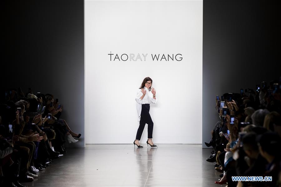 Creations of Taoray Wang Fall/Winter 2019 collection presented during New York Fashion Week