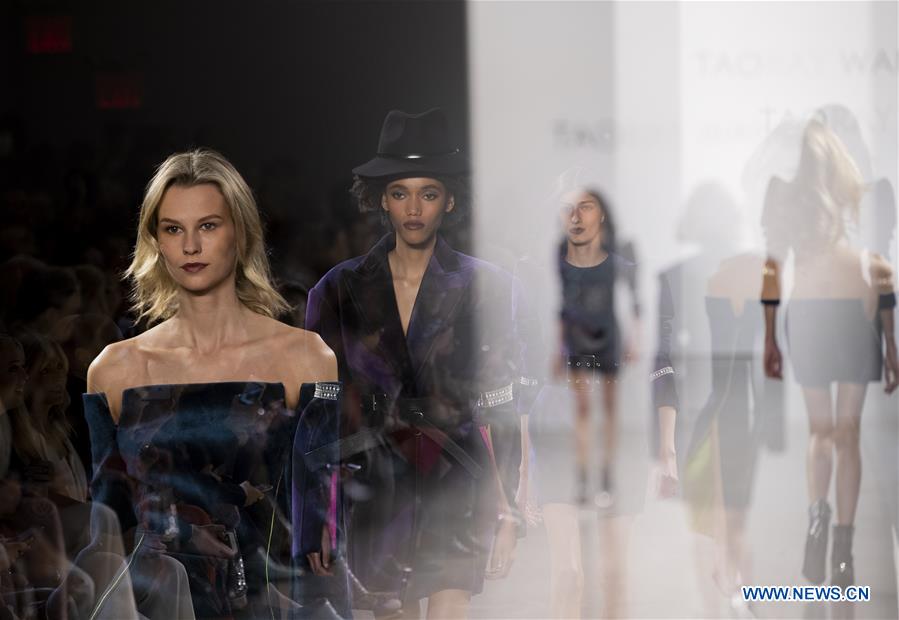 Creations of Taoray Wang Fall/Winter 2019 collection presented during New York Fashion Week