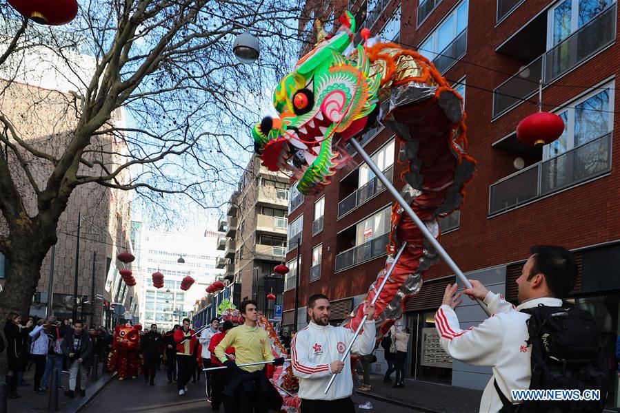 Activities featuring Chinese culture held to celebrate Chinese Lunar New Year in Netherlands