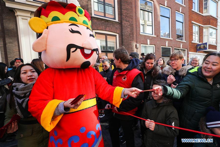 Activities featuring Chinese culture held to celebrate Chinese Lunar New Year in Netherlands