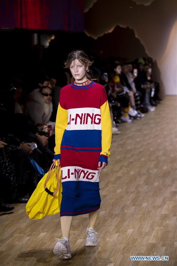 Li-Ning Fall/Winter 2019 collections staged at New York Fashion Week