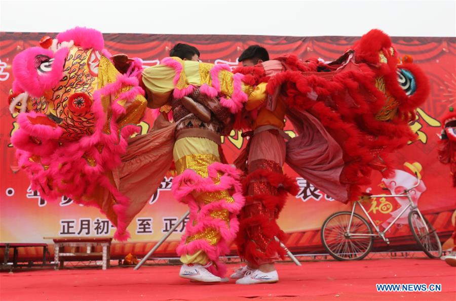 Highlights of temple fair in Handan, N China's Hebei