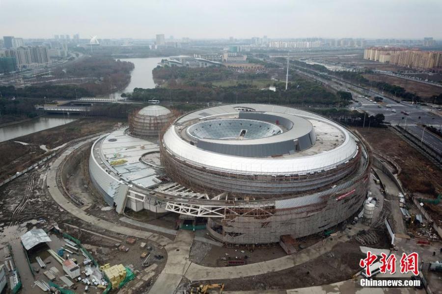 World's largest planetarium in Shanghai takes shape