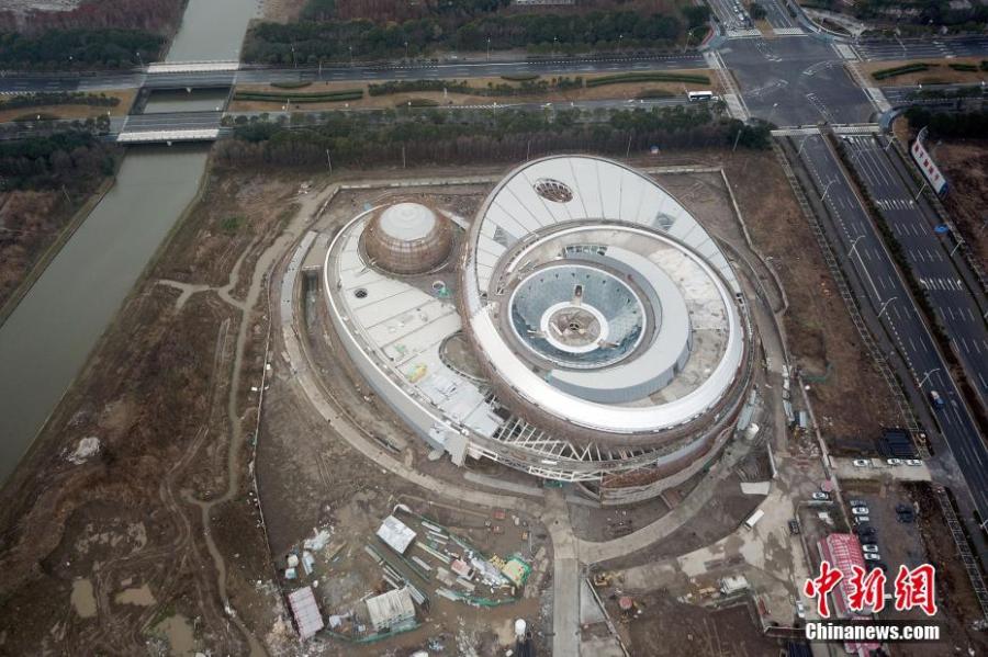 World's largest planetarium in Shanghai takes shape