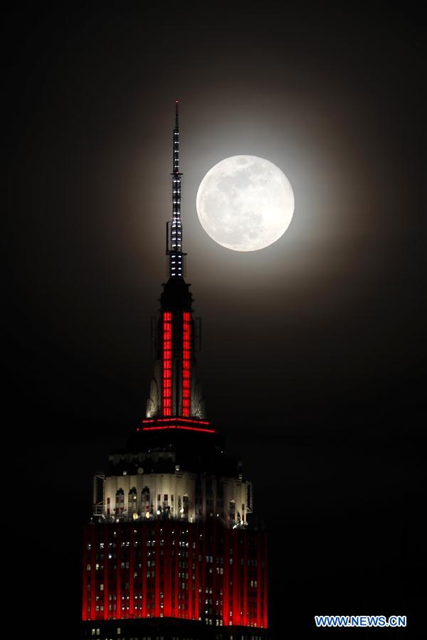 Full moon in New York