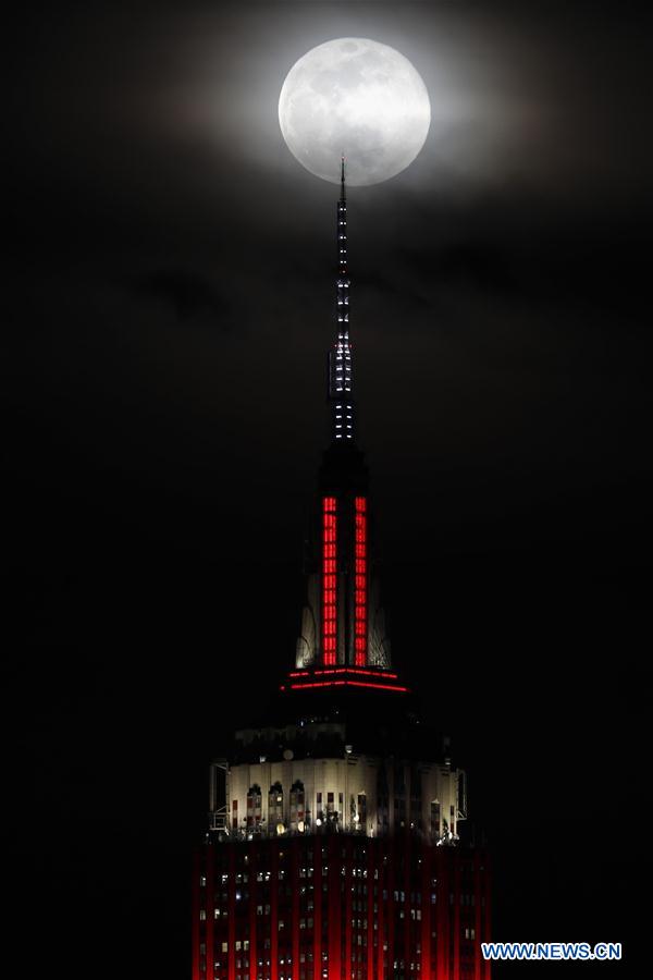 Full moon in New York