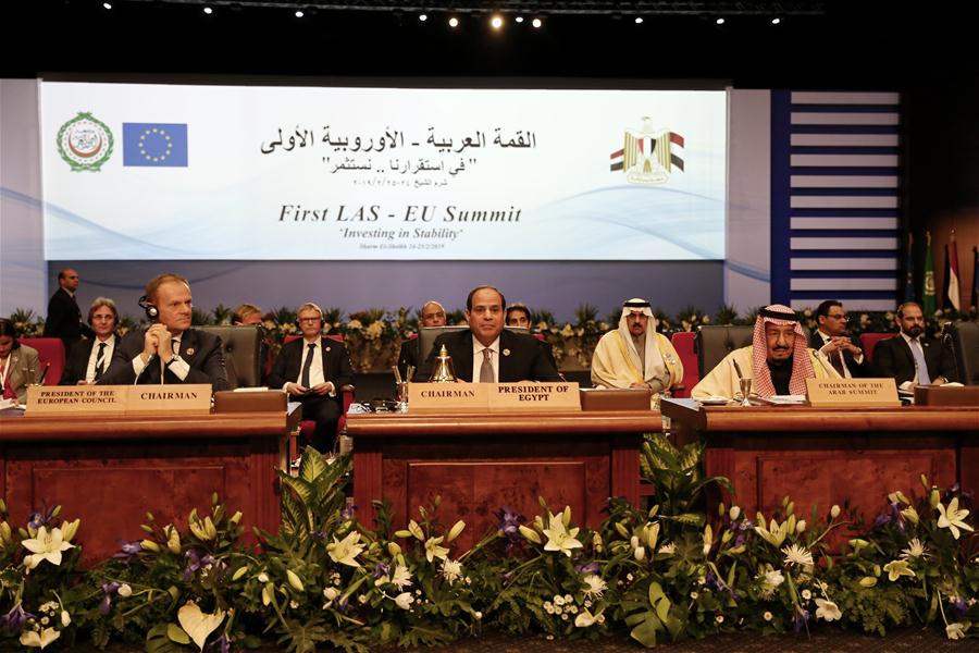 Arab, European leaders urge for joint efforts to face common challenges