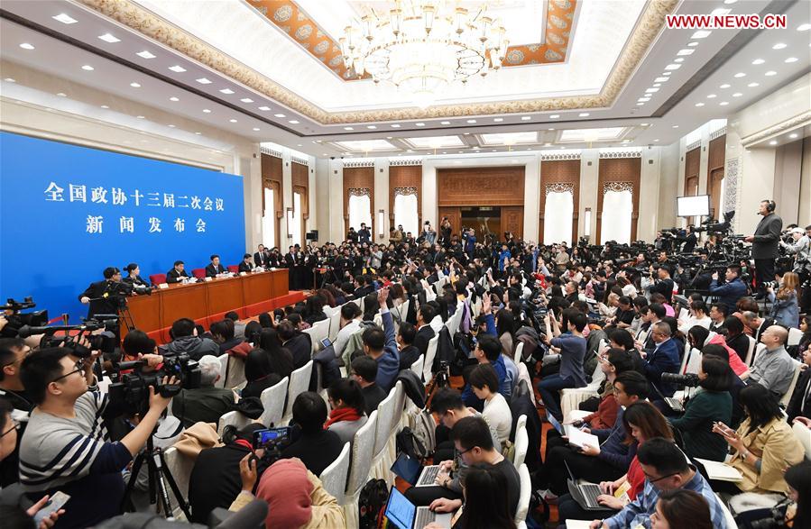 China's top political advisory body holds press conference ahead of annual session