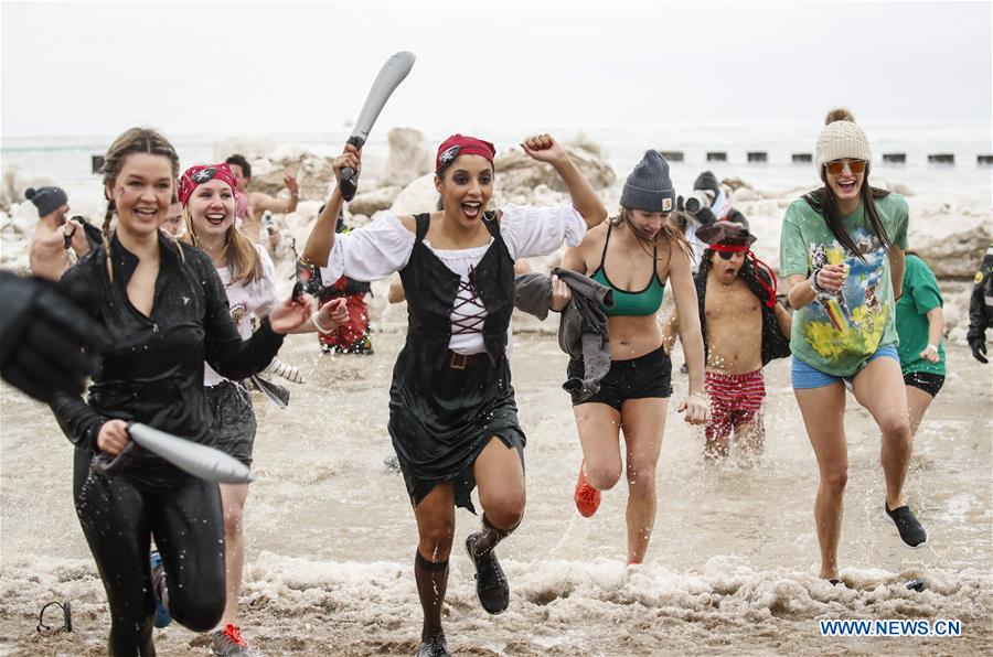 19th annual Chicago Polar Plunge held at North Avenue Beach