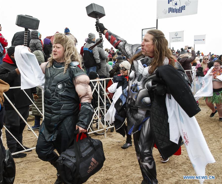 19th annual Chicago Polar Plunge held at North Avenue Beach