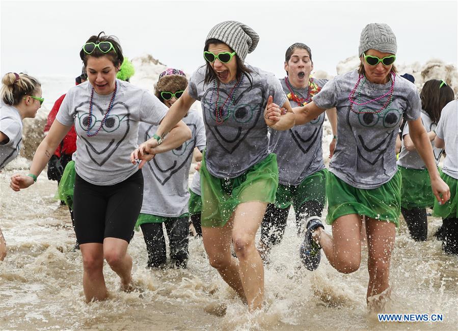 19th annual Chicago Polar Plunge held at North Avenue Beach