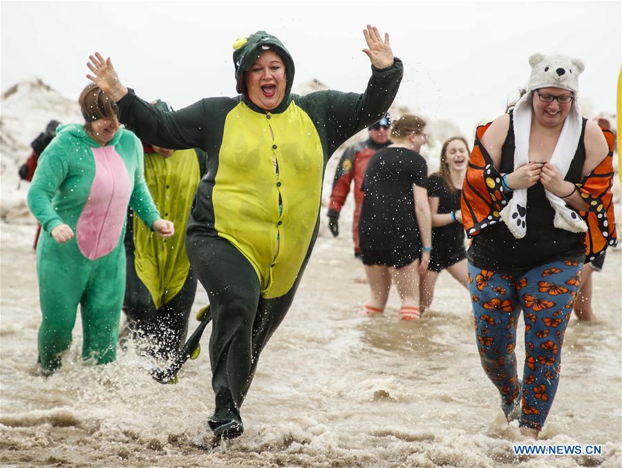 19th annual Chicago Polar Plunge held at North Avenue Beach