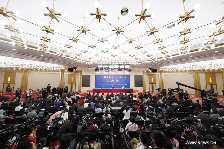 Press conference on country's battle against poverty held during NPC session