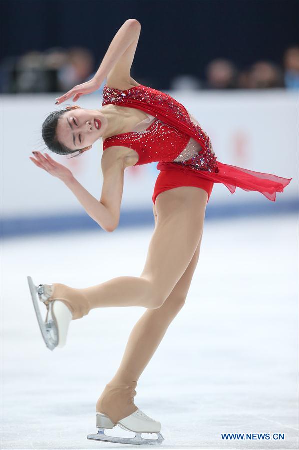 Junior ladies free skating competition of ISU World Junior Figure Skating Championships