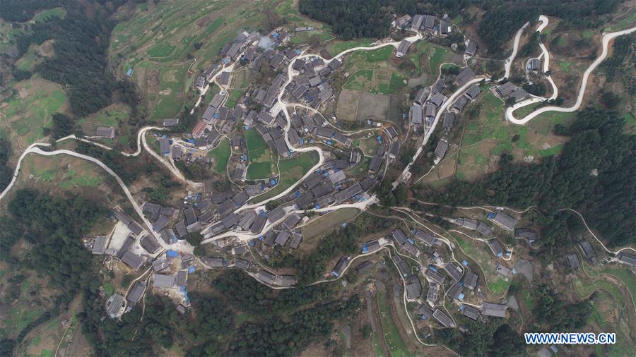 Concrete road project benefits rural people in SW China's Guizhou